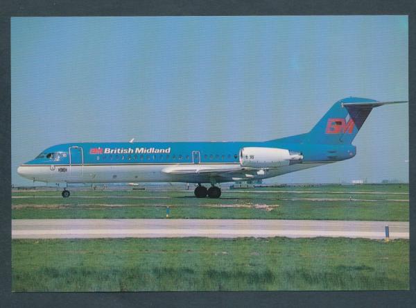 BM BRITISH MIDLAND, Fokker 70
