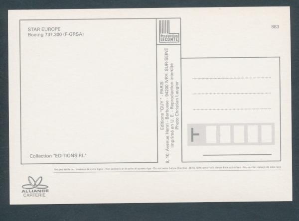 STAR EUROPE, Boeing 737-300