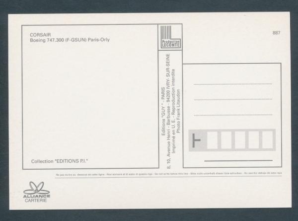 CORSAIR, Boeing 747-300