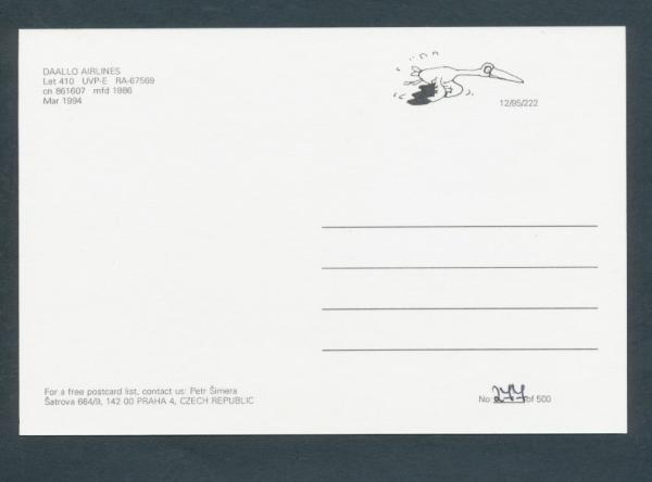 DAALLO AIRLINES, LET 410