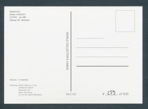 SKYSERVICE, AIRBUS A-320-231