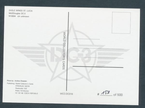 EAGLE WINGS ST. LUCIA, McDDouglas DC-3