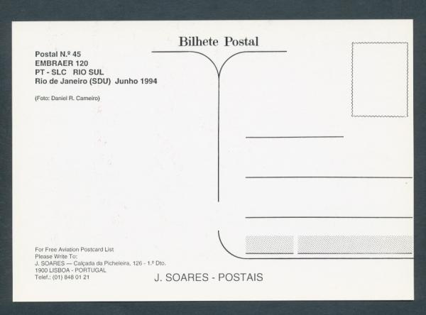 RIO SUL, Empraer 120