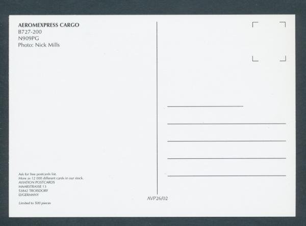 AEROMEXPRESS CARGO, B727-200