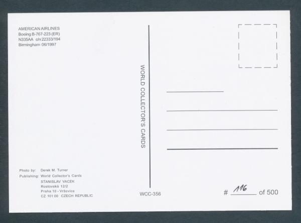 AA American Airlines, Boeing B-767-223