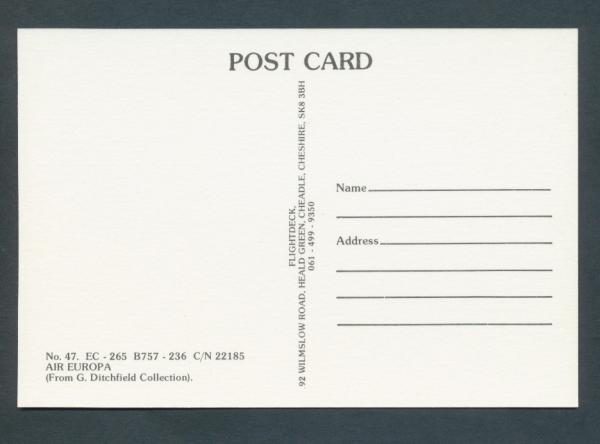 AIR EUROPA,  B757-236