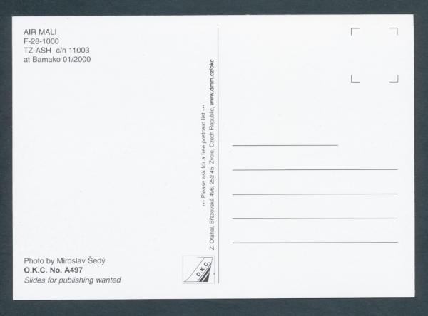 AIR MALI, F-28-1000
