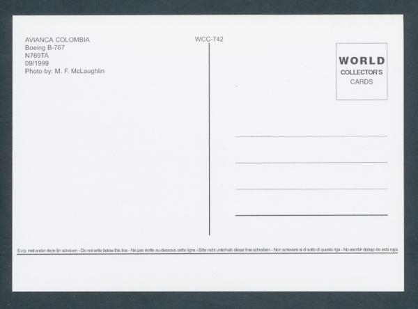 AVIANCA COLOMBIA, Boeing B-767