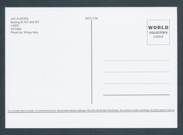 AIR EUROPE, Boeing B-767-300 ER