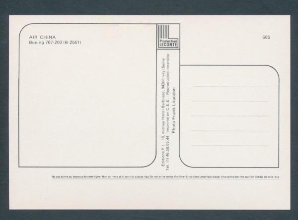 AIR CHINA, BOEING 767-200