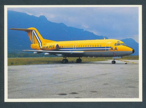 AIR ALPES, Fokker F-28