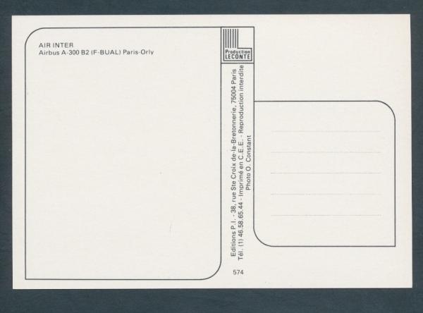 AIR INTER, Airbus A-300 B2