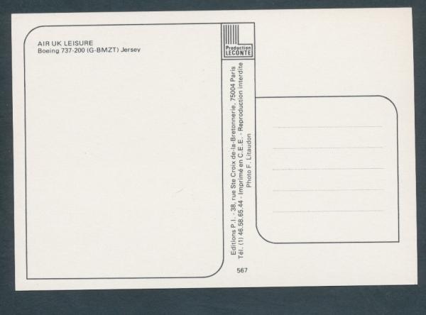 AIR UK LEISURE, Boeing 737-200