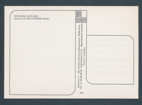 MONARCH AIRLINES, Boeing 737-300
