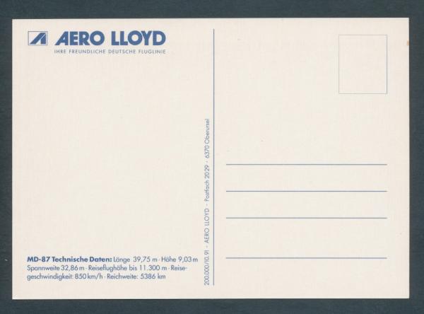 AERO LLOYD, Mc Donnell Douglas MD-87