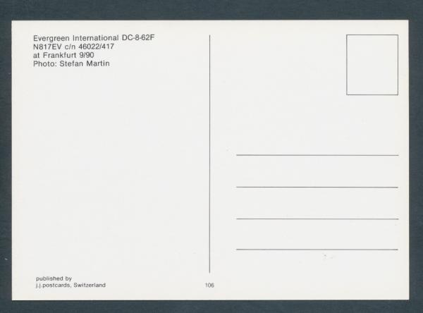 EVERGREEN INTERNATIONAL, DC-8-62F