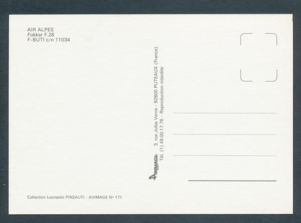 AIR ALPES, Fokker F-28