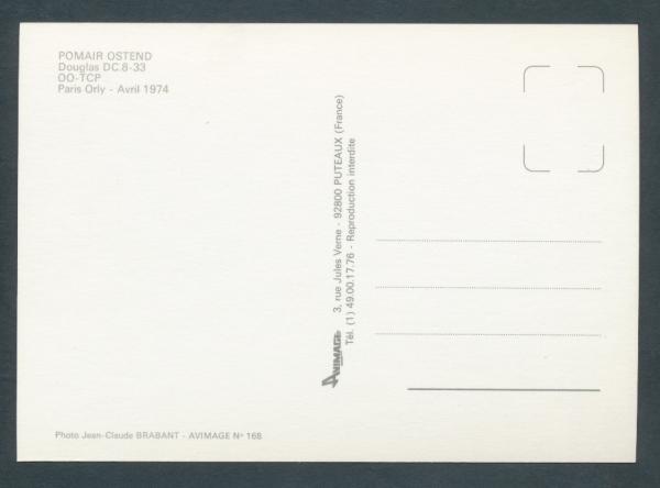 POMAIR OSTEND; Douglas DC 8-33