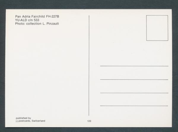 PAN ADRIA, Fairchild FH-227B