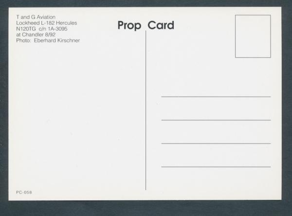 T AND  G AVIATION, Lockheed L-182 Hercules