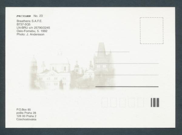 Braathens S.A.F.E Boeing B-737-505