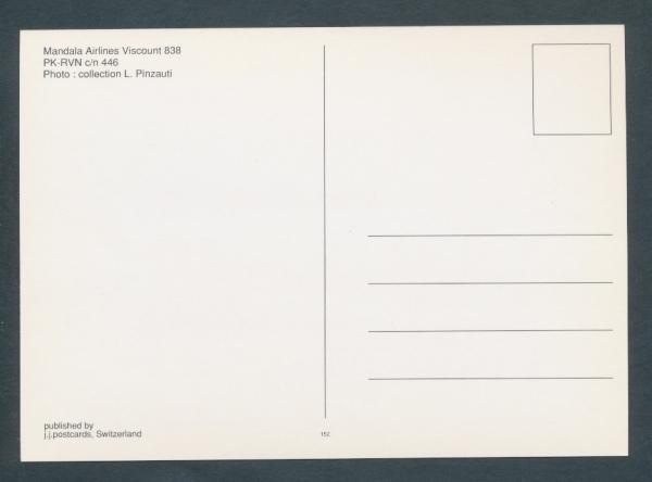 MANDALA AIRLINES, Viscount 838