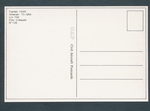 GREENAIR, Tupolev 154M