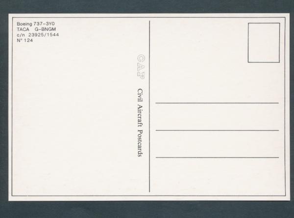 TACA, Boeing 737-3Y0