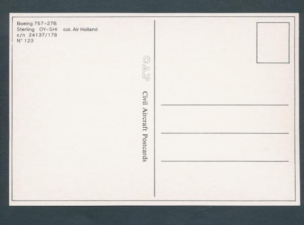 STERLING, Boeing 757-27B