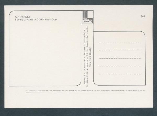 AIR FRANCE, Boeing 747-200