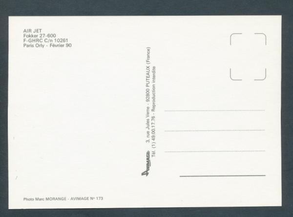 AIR JET, Fokker 27-600