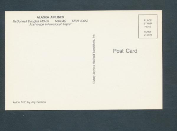 ALASKA AIRLINES, McDonnell-Douglas MD-83