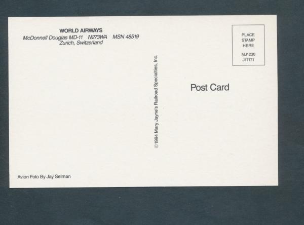 WORLD AIRWAYS, McDonnell Douglas MD-11