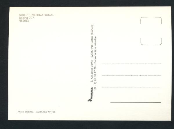 AIRLIFT INTERNATIONAL, Boeing 707