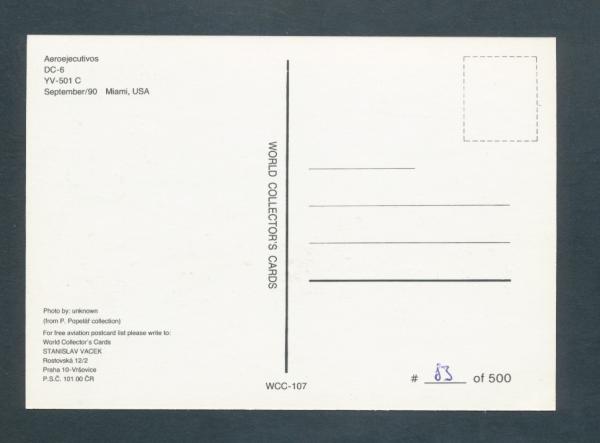 AEROEJECUTIVOS, DC-6