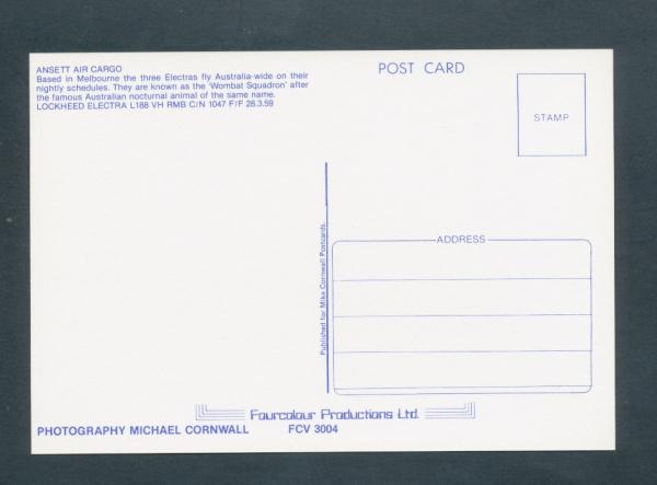 ANSETT AIR CARGO, Lockheed Electra L188