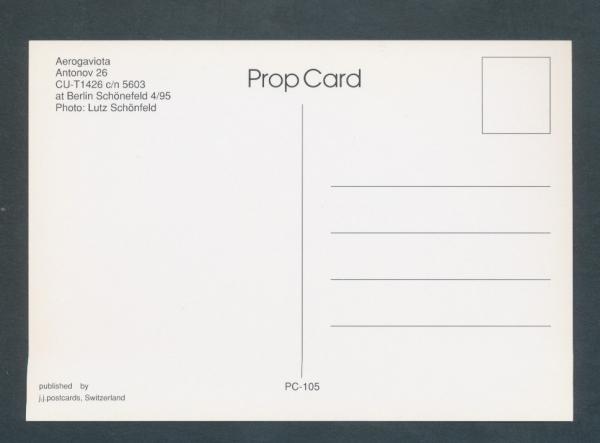 Aerogaviota, Antonov 26