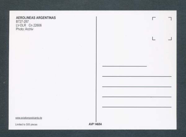 AEROLINEAS ARGENTINAS, B727-287