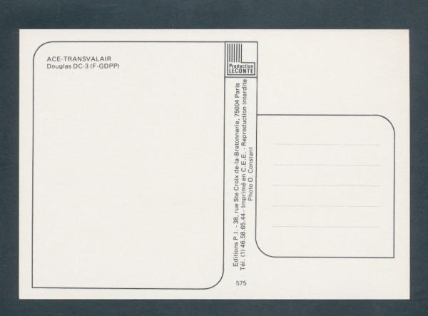 ACE-TRANSVALAIR, Douglas DC-3