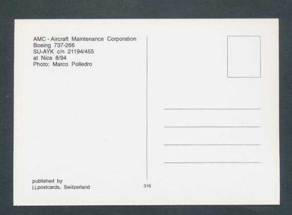 AMC-AIRCRAFT MAINTENANCE CORPORATION, Boeing 737-266