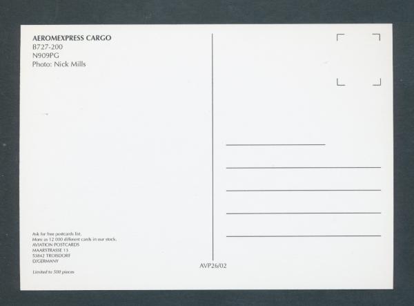AEROMEXPRESS CARGO, B727-200