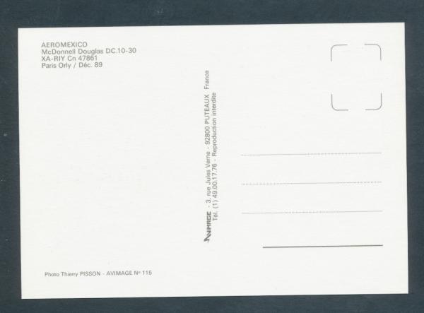 AEROMEXICO, Mc Donnell Douglas DC 10-30