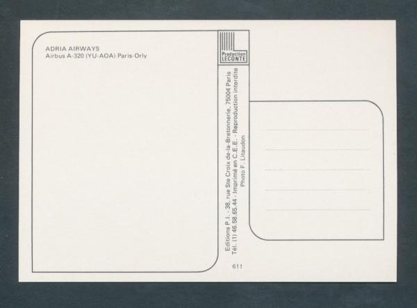 ADRIA AIRWAYS, Airbus A-320