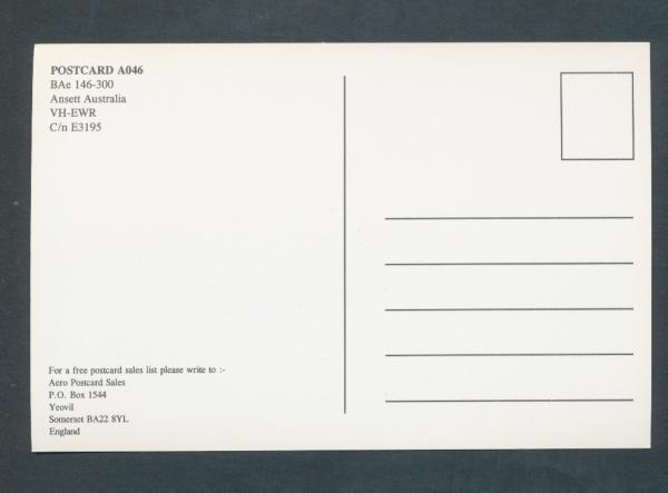 ANSETT AUSTRALIA, BAe 146-300