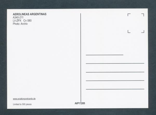 AEROLINEAS ARGENTINAS, A340-211