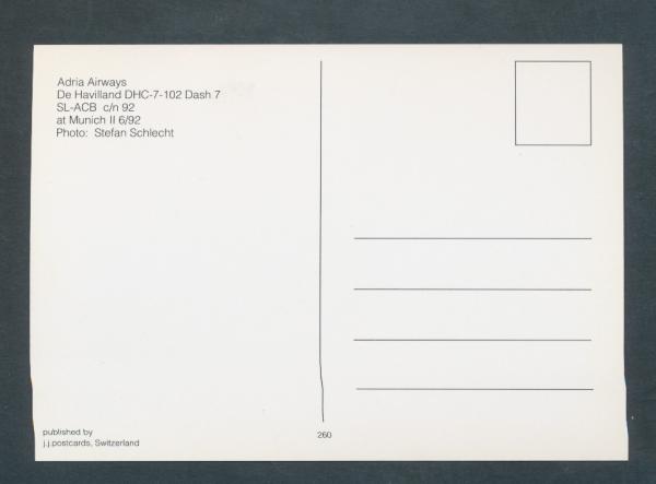 ADRIA  AIRWAYS, De Havilland DHC-7-102 Dash 7