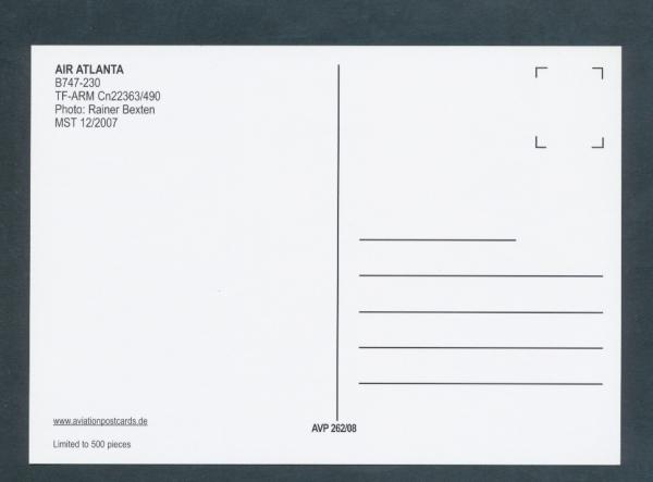 AIR ATLANTA, B747-230