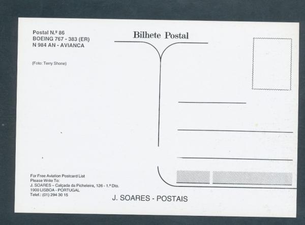 AVIANCA, Boeing 767-383