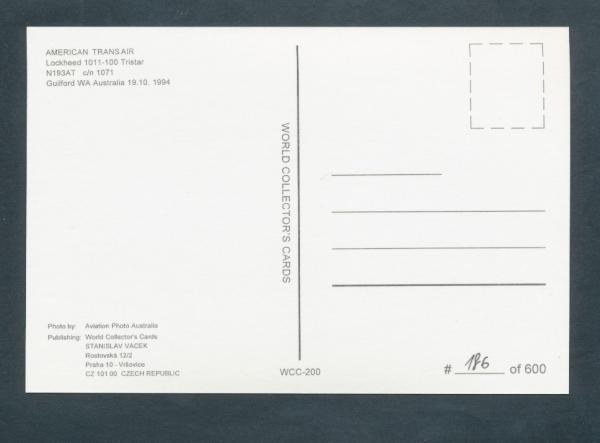 AMERICAN TRANS AIR, Lockheed 1011-100 Tristar