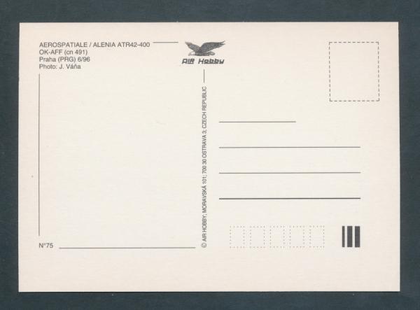 CSA AEROSPATIELE, ALENIA, ATR42-400